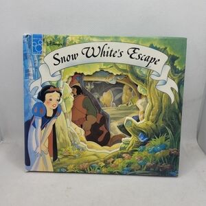 Snow White's Escape Slide-N-Show Books 1994 1st Hardcover Disney Excellent con.